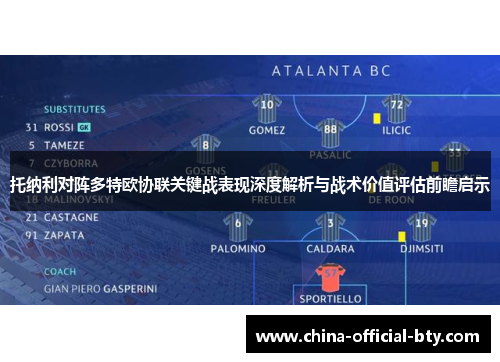 托纳利对阵多特欧协联关键战表现深度解析与战术价值评估前瞻启示