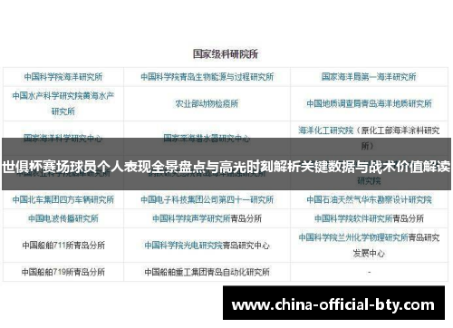 世俱杯赛场球员个人表现全景盘点与高光时刻解析关键数据与战术价值解读